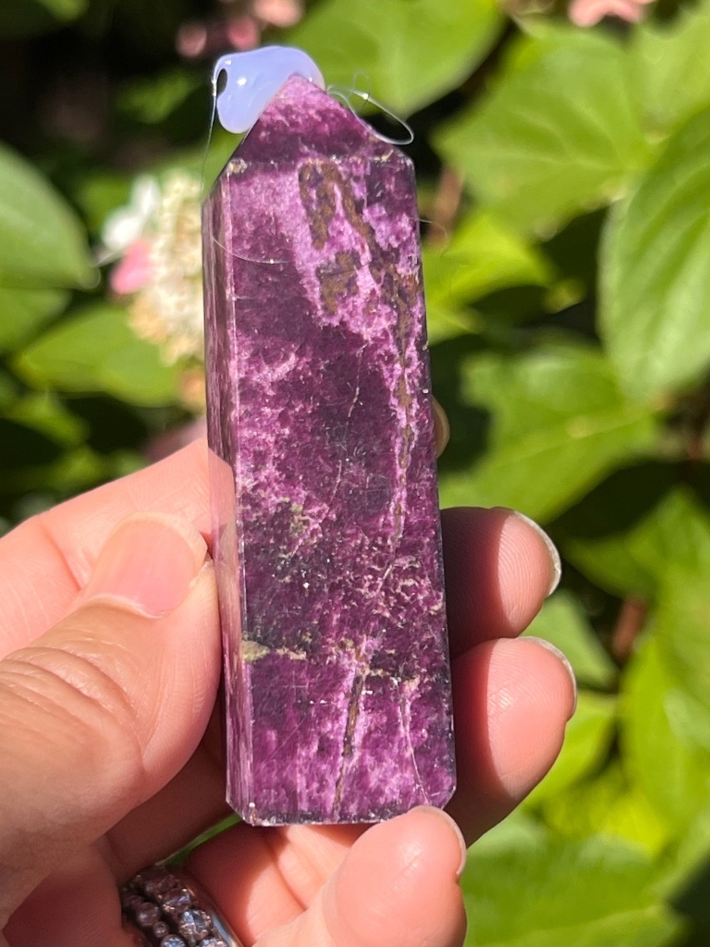 Purpurite (4) tower | crystal
